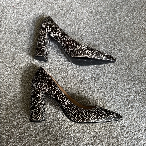 Banana Republic Cow Print Patterned Heels - Picture 2 of 5